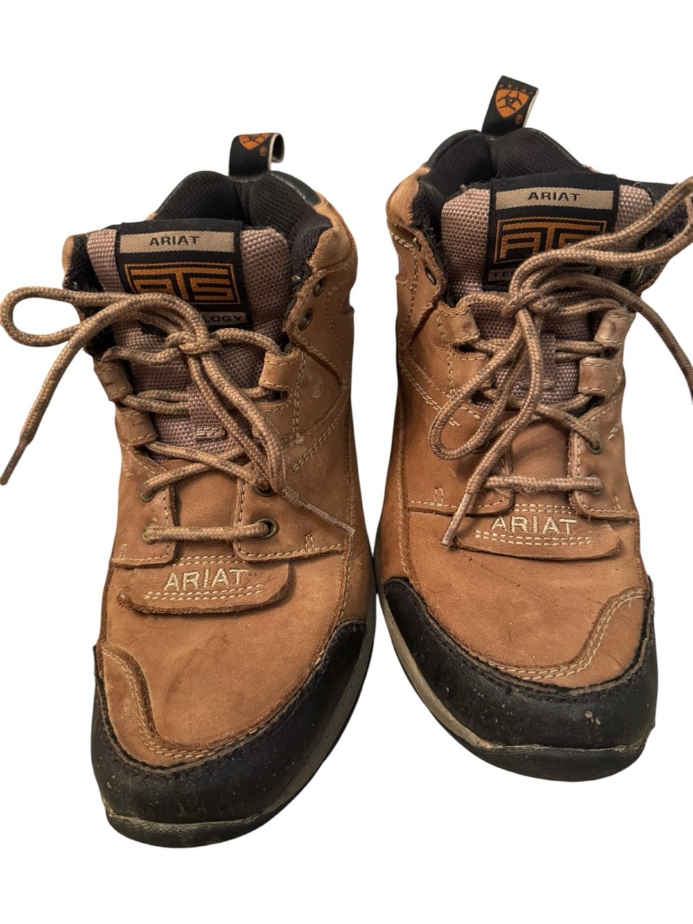 Ariat Terrain ATS Women’s Hiking Boot 6.5B Tan Brown Leather - Picture 14 of 16